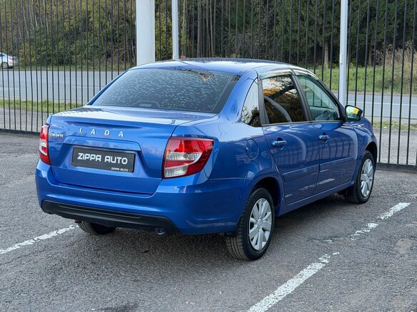 2020 Lada (ВАЗ) Granta I Рестайлинг, синий - вид 3