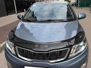 2013 Kia Rio 4-speed III, голубой, 950000 рублей, вид 4