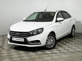 2017 Lada (ВАЗ) Vesta I, белый, 699777 рублей, вид 1