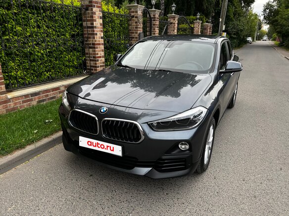 2020 BMW X2 xDrive18d I (F39), серый - вид 4