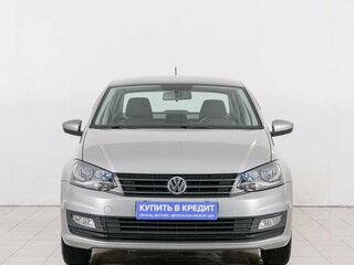 2018 Volkswagen Polo V Рестайлинг, серебристый, 1229000 рублей, вид 2