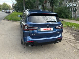 2022 BMW X3 30i xDrive III (G01) Рестайлинг, синий, 4100000 рублей, вид 4