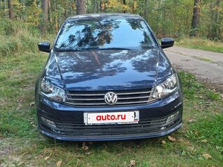 2016 Volkswagen Polo V Рестайлинг, синий, 1315000 рублей, вид 5