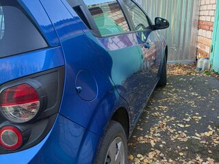 2013 Chevrolet Aveo II, синий, 950000 рублей, вид 4