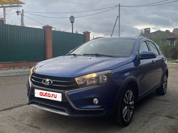 2021 Lada (ВАЗ) Vesta SW Cross I, синий, 1350000 рублей