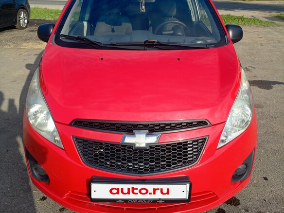 2013 Chevrolet Spark III, красный, 630000 рублей