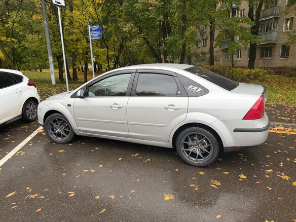 2006 Ford Focus II, серебристый - вид 4