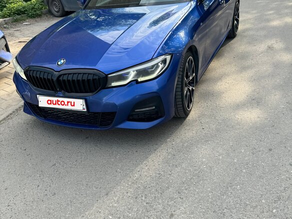 2020 BMW 3 серии 330d xDrive VII (G2x), синий, 4150000 рублей - вид 1