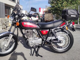 1994 Yamaha SR400, красный, 300000 рублей, вид 2