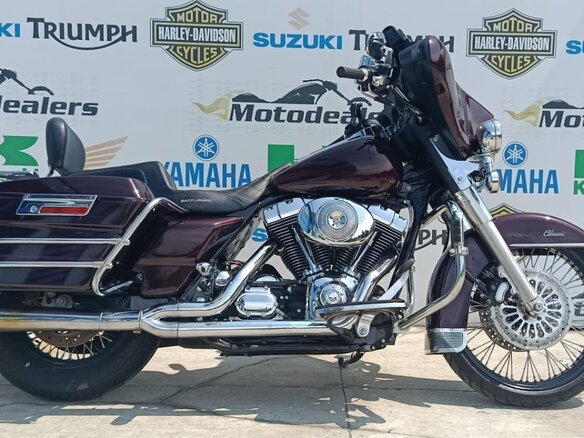 2005 Harley-Davidson Electra Glide, пурпурный, 585000 рублей - вид 13
