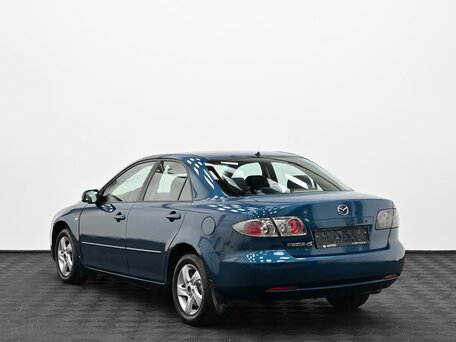 2006 Mazda 6 I (GG) Рестайлинг, синий, 319000 рублей, вид 4
