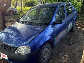 2007 Renault Logan I, синий, 120000 рублей, вид 1