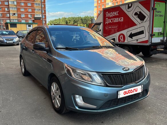 2012 Kia Rio 4-speed III, голубой, 835000 рублей - вид 2