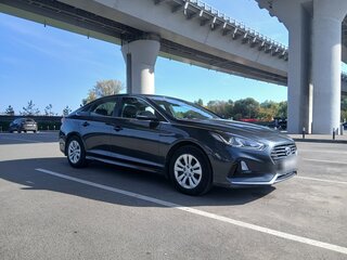 2017 Hyundai Sonata VII (LF) Рестайлинг, серый, 1250000 рублей, вид 3