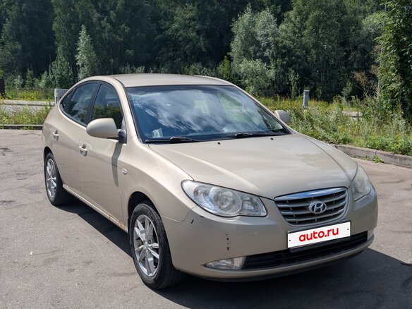 2010 Hyundai Elantra IV (HD), бежевый - вид 3