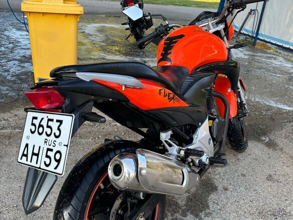 2014 Stels Flex 250, оранжевый, 105000 рублей - вид 5