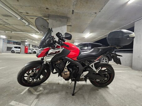 2017 Honda CB 650F, красный, 730000 рублей, вид 3