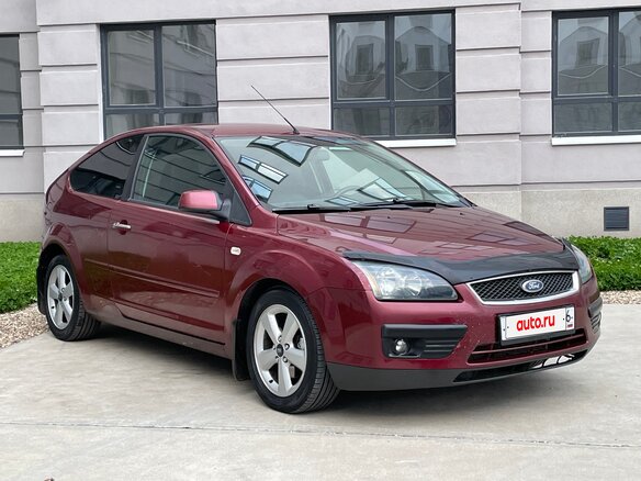 2006 Ford Focus II, красный