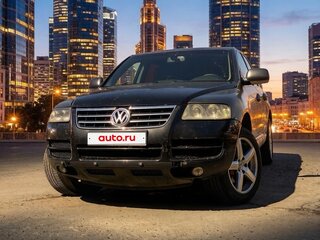 2003 Volkswagen Touareg I, серый, 499999 рублей, вид 1