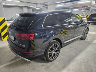 2017 Audi Q7 II (4M), синий, 4100000 рублей, вид 4