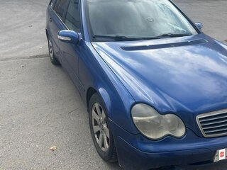 2002 Mercedes-Benz C-Класс 200 II (W203), синий, 450000 рублей, вид 4