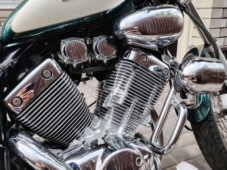 2000 Yamaha XV535 Virago, зелёный, 600000 рублей, вид 1