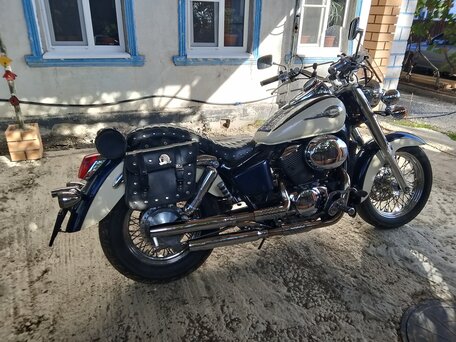 1997 Honda Shadow 400, синий, 285000 рублей, вид 2