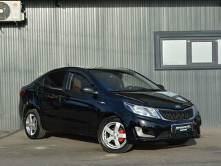 2012 Kia Rio III, чёрный, 599888 рублей, вид 3