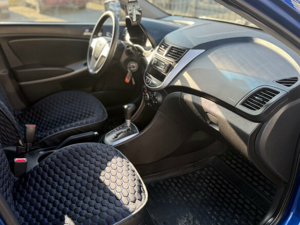 2011 Hyundai Solaris I, синий, 790000 рублей - вид 10