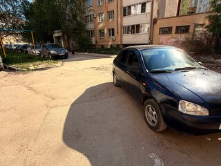 2008 Lada (ВАЗ) Kalina I, синий, 150008 рублей, вид 3