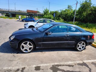 2004 Mercedes-Benz CLK-Класс 240 II (W209), синий, 750000 рублей, вид 4