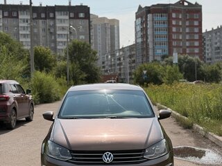 2018 Volkswagen Polo V Рестайлинг, коричневый, 1350000 рублей, вид 1