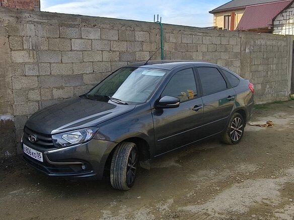 2024 Lada (ВАЗ) Granta I Рестайлинг, серый, 950000 рублей - вид 9
