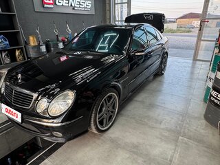 2004 Mercedes-Benz E-Класс AMG 55 AMG III (W211, S211), чёрный, 1200000 рублей, вид 1
