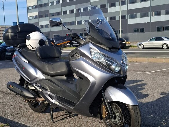 2013 Sym Maxsym 400, серый, 299000 рублей - вид 5