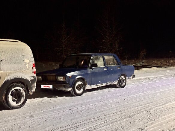 2002 Lada (ВАЗ) 2107, синий, 120000 рублей - вид 6