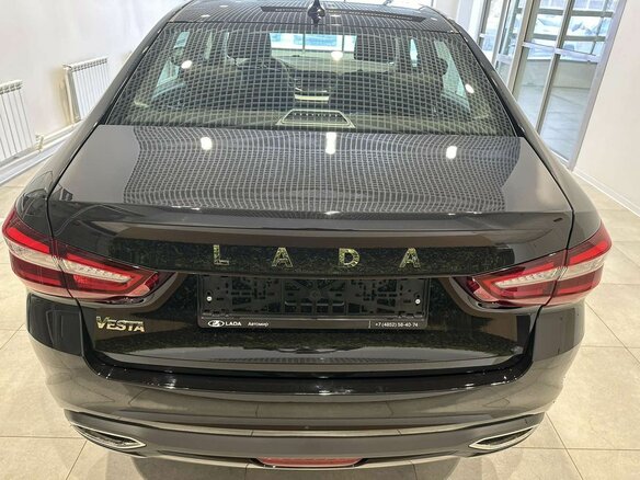 2026 Lada (ВАЗ) Vesta I Рестайлинг (NG), чёрный, 1609800 рублей - вид 4