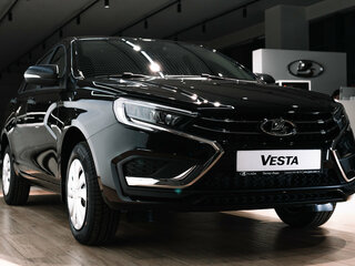 2025 Lada (ВАЗ) Vesta I Рестайлинг (NG), чёрный, 1999000 рублей, вид 3