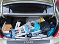 2013 Renault Logan I Рестайлинг, бежевый, 420000 рублей - вид 9