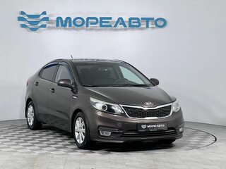 2016 Kia Rio III Рестайлинг, коричневый, 990000 рублей, вид 3