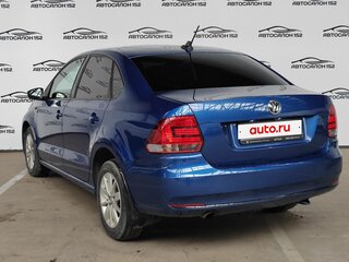2020 Volkswagen Polo V Рестайлинг, синий, 1349000 рублей, вид 2