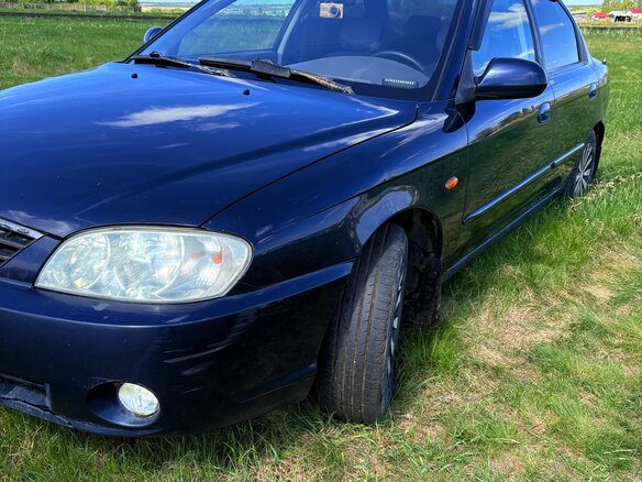 2008 Kia Spectra I Рестайлинг 2, синий