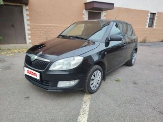 2012 Skoda Fabia II Рестайлинг, чёрный, 369000 рублей, вид 1