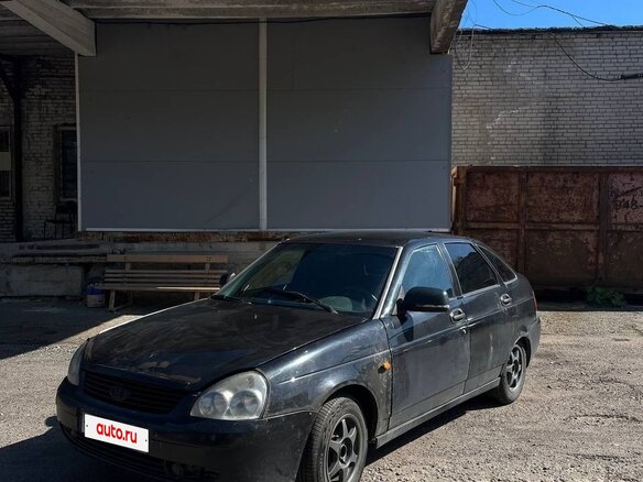 2008 Lada (ВАЗ) Priora I, чёрный, 180000 рублей