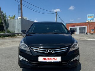 2016 Hyundai Solaris I Рестайлинг, чёрный, 800000 рублей, вид 2