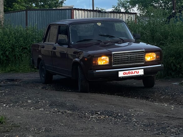 2007 Lada (ВАЗ) 2107, пурпурный, 150000 рублей - вид 1