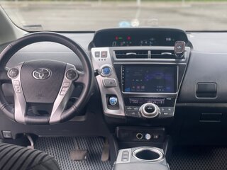 2016 Toyota Prius v (+) I Рестайлинг (ZVW40/41), белый, 1650000 рублей, вид 4