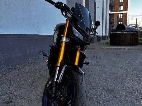 2015 Yamaha MT-09 (FZ-09), фиолетовый, 690000 рублей, вид 3