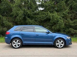 2008 Audi A3 II (8P) Рестайлинг 2, синий, 650000 рублей, вид 4