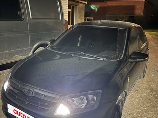 2013 Lada (ВАЗ) Granta I, чёрный, 500000 рублей, вид 4
